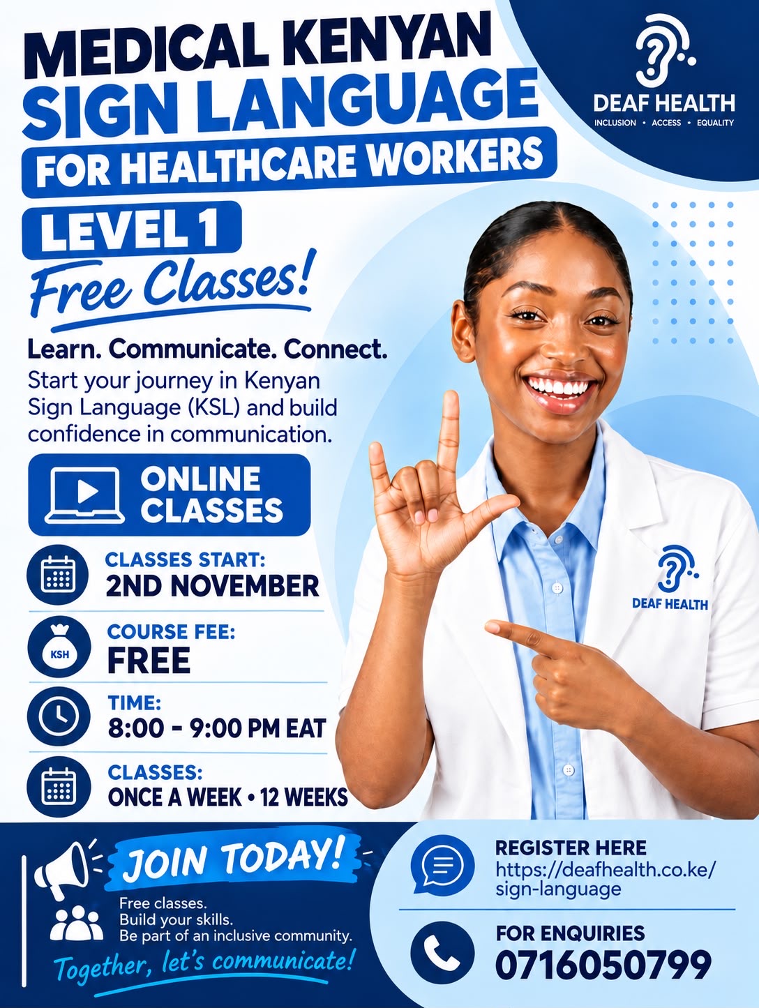 Medical Kenya Sign Language