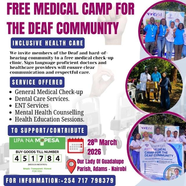 FREE MEDICAL CAMP FOR THE DEAF COMMUNITY
